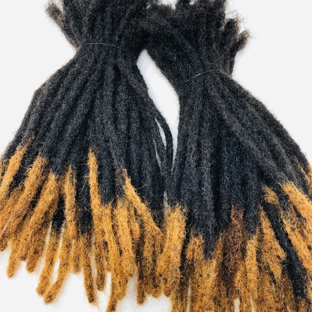 100% Human Hair Dreadloc Extensions 1/4 Width Pencil Sized Various Lengths - 25
